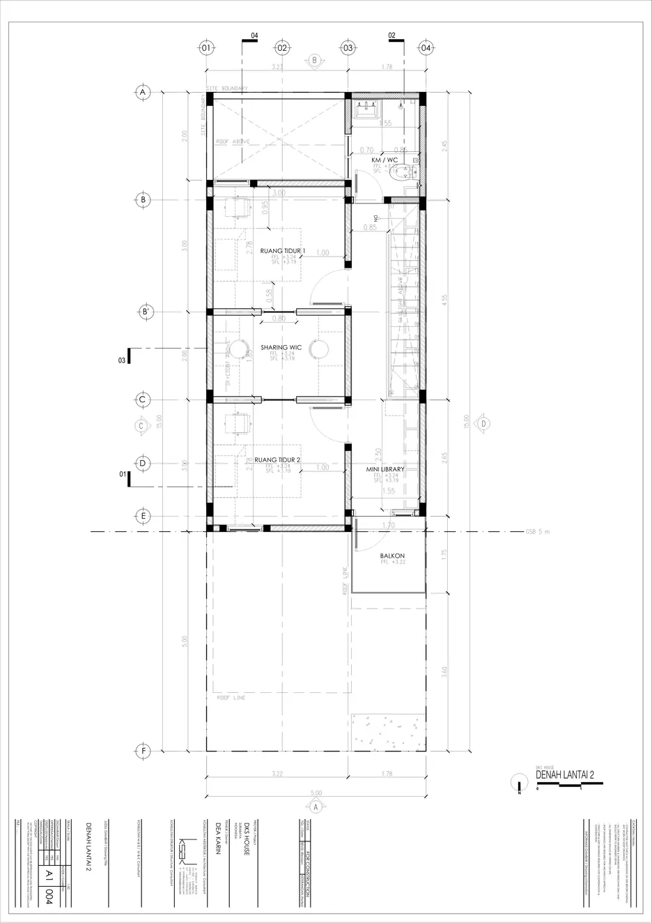 Denah DK House - 2