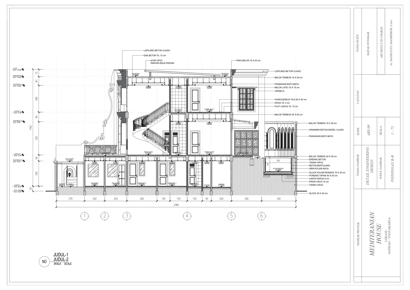 Gambar Kerja DK House - 1