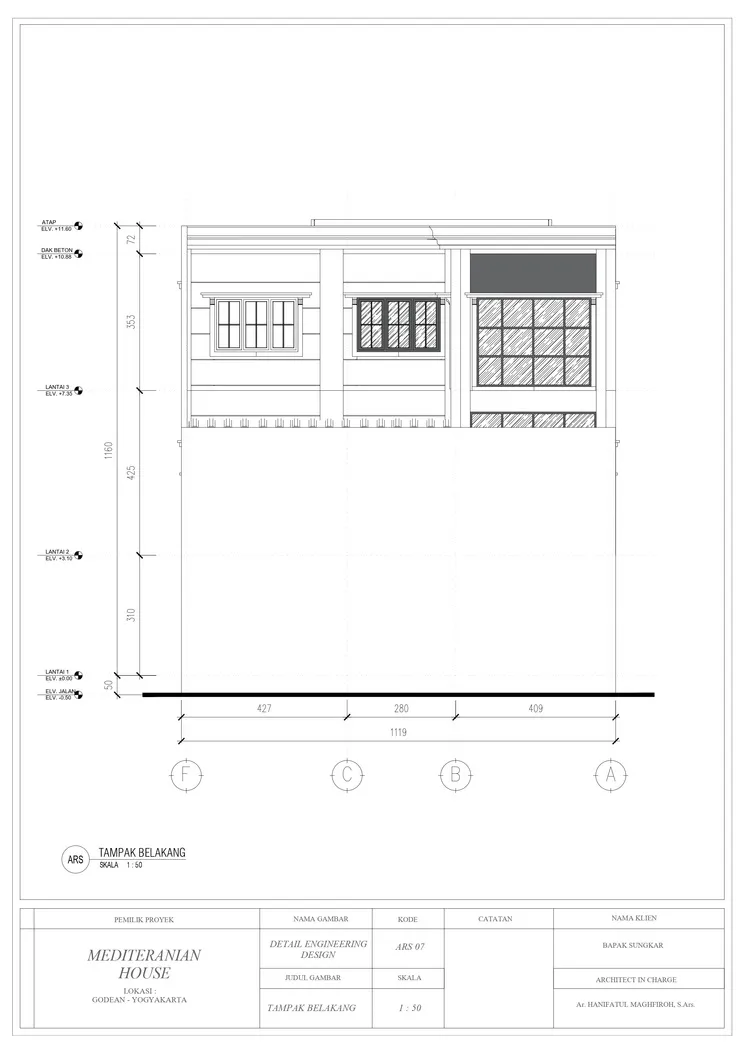 Gambar Kerja TD House - 1