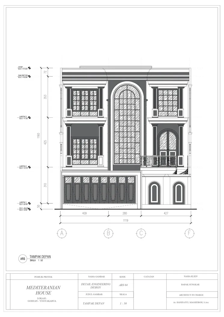 Gambar Kerja Rumah Aurora - 1